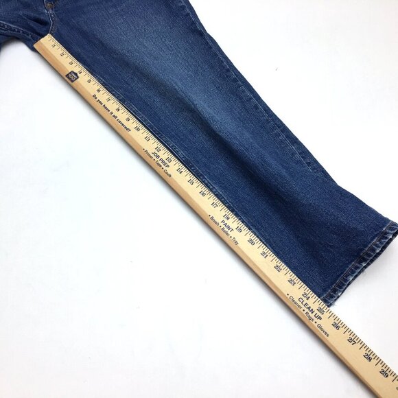 Abercrombie & Fitch Jeans Ankle Straight Ultra High Rise Curve Love Distressed 6 - Picture 6 of 8